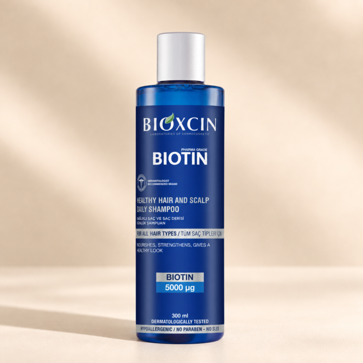 Bioxcin Biotin Shampoo voor Voller & Sterker Haar – 300 ml