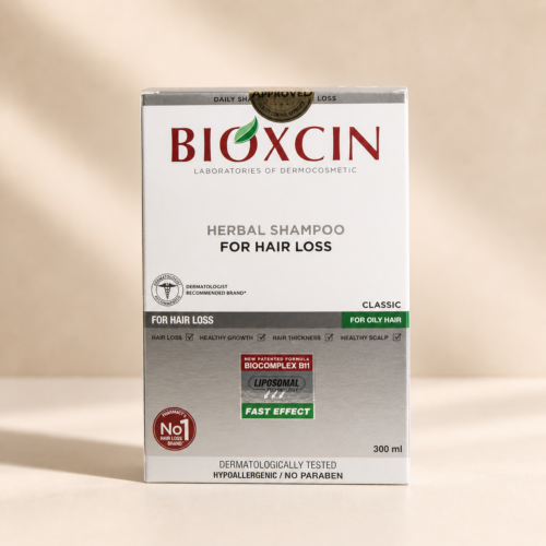 Bioxcin Classic Herbal Shampoo - Tegen haaruitval - Vettig haar - 300 ml