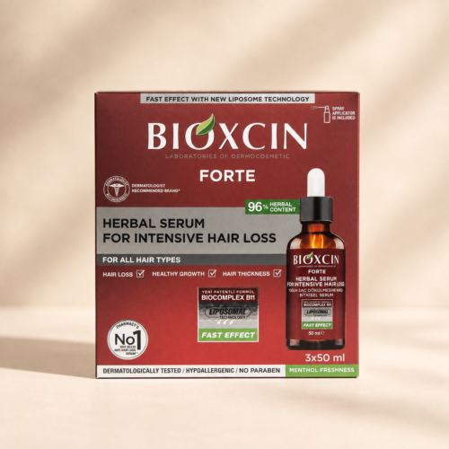 Bioxcin Forte Haarserum – Tegen haaruitval – 3 x 50ml