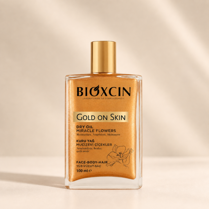 Bioxcin Gold On Skin Goudglanzende Droge Olie – 100 ml