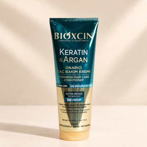 Bioxcin Keratin & Argan Crème Conditioner – Herstel & Glans - 250 ml